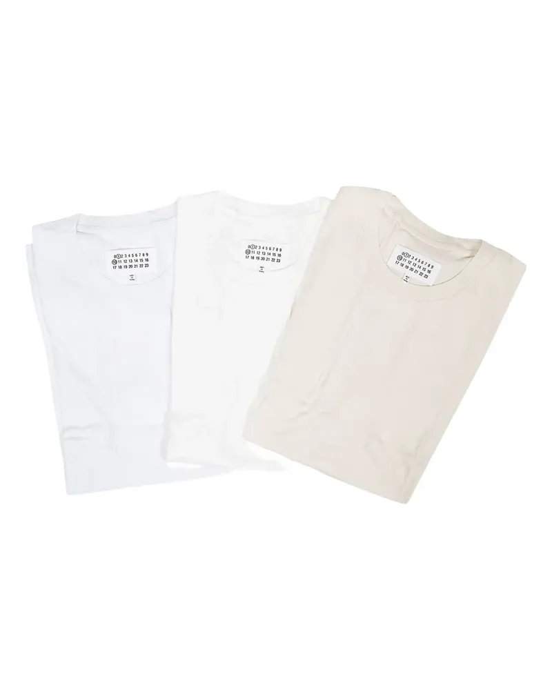 Maison Margiela Set aus drei T-Shirts - Nude Nude