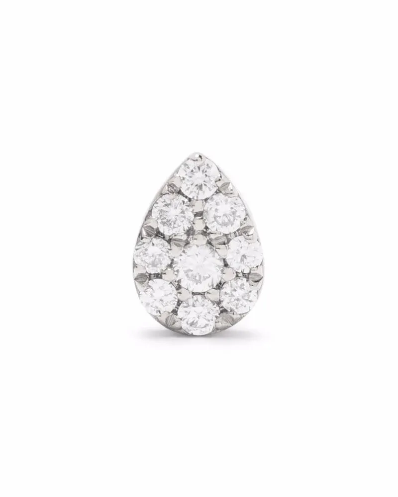 DJULA 18kt Weißgoldring mit Diamanten - Silber Silber