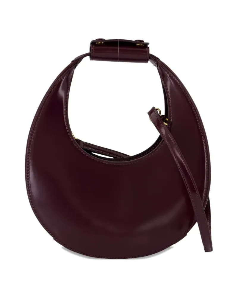 STAUD Mini Moon Schultertasche mit Henkel - Rot Rot