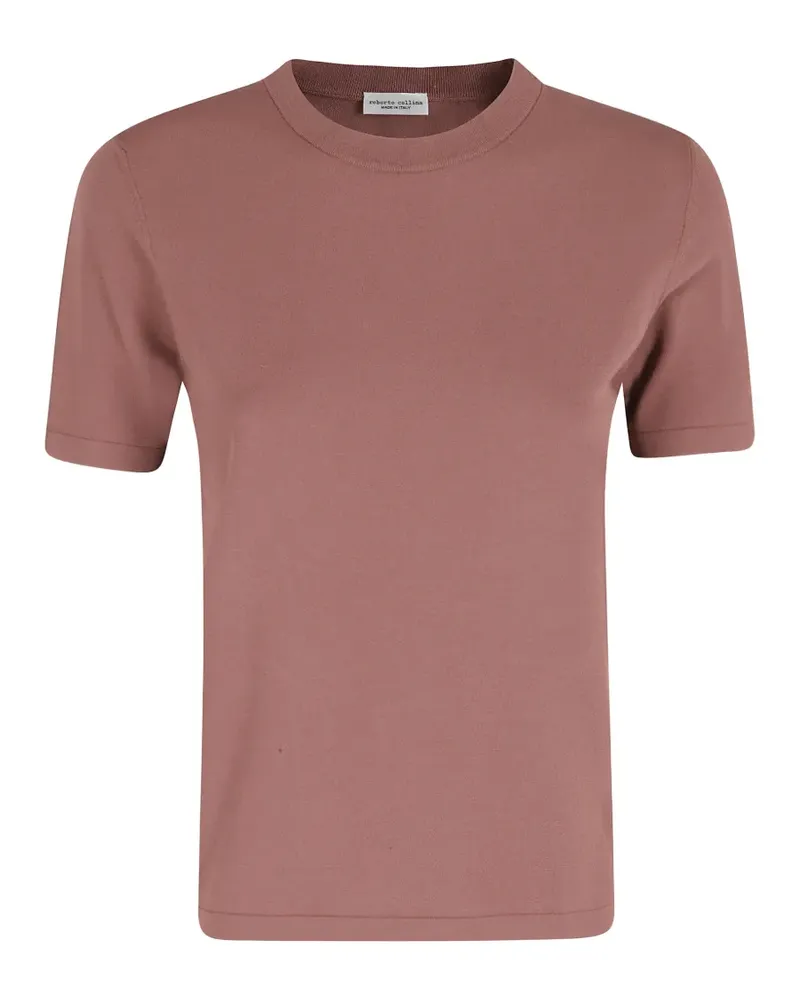 Roberto Collina fine-knit T-shirt - Braun Braun