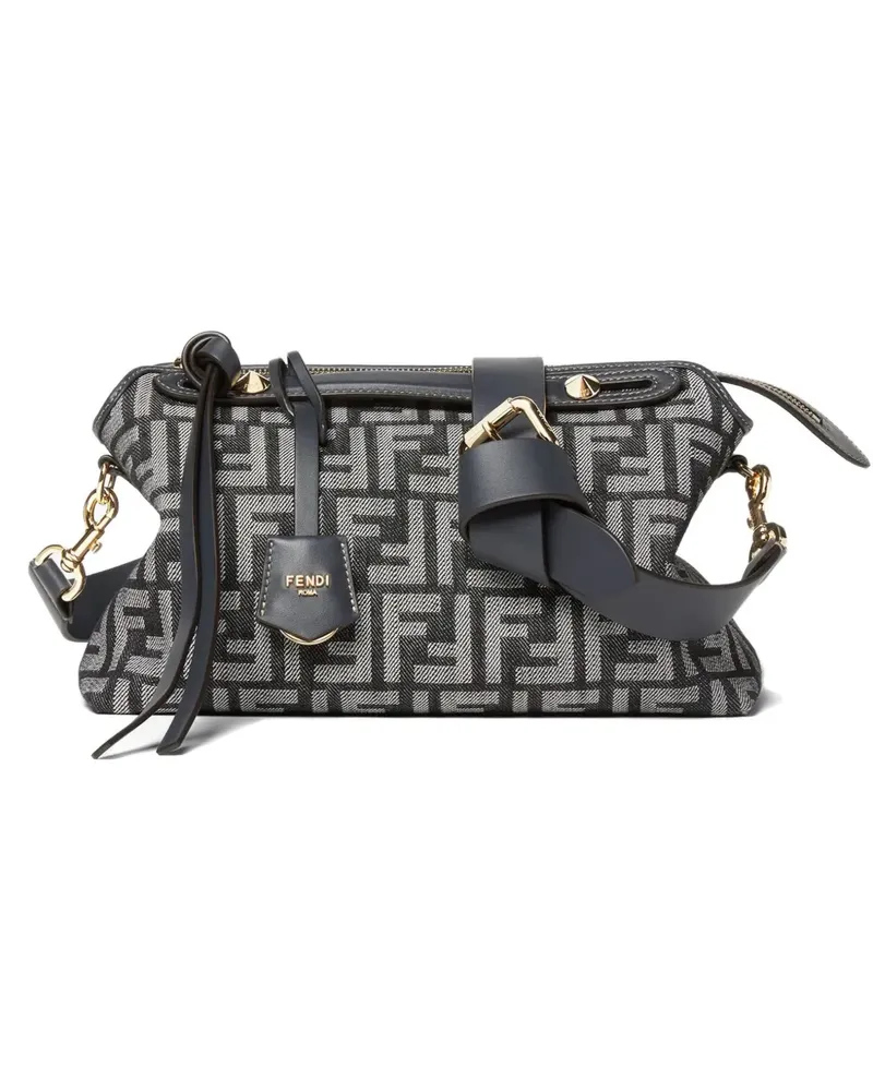 Fendi medium By The Way Soft FF jacquard tote bag - Blau Blau