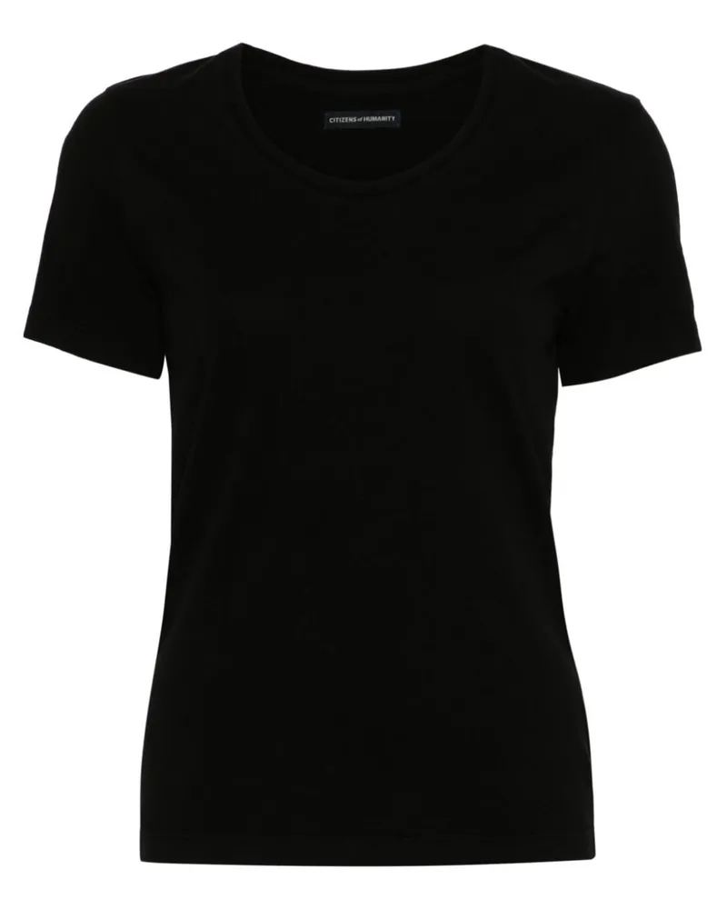 Citizens of humanity Selena T-Shirt - Schwarz Schwarz