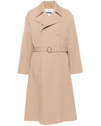 Jil Sander Trenchcoat aus Wolle Braun