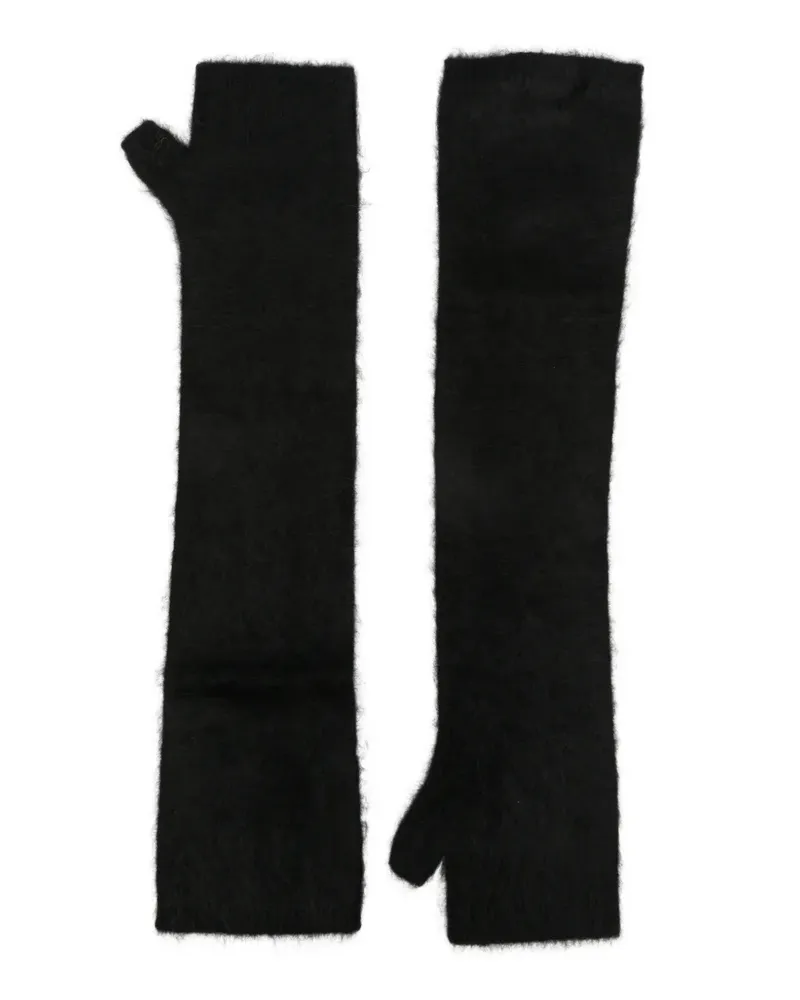 P.A.R.O.S.H. Fingerlose Handschuhe - Schwarz Schwarz