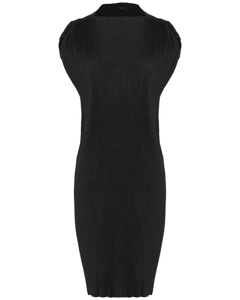 Osklen Plissiertes Minikleid - Schwarz Schwarz