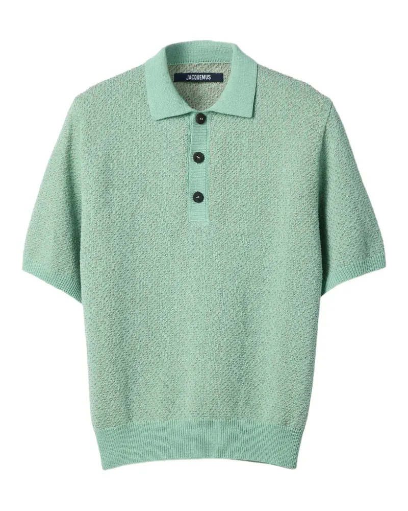 Jacquemus The Miami knit polo shirt - Grün Grün