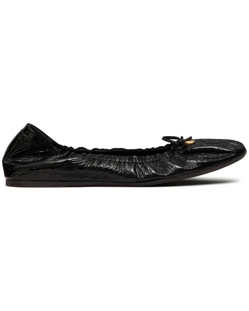 Valentino Garavani Ballerinas mit VLOGO Schwarz