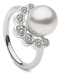 AUTORE MODA Brea Ring mit Perlen Silber