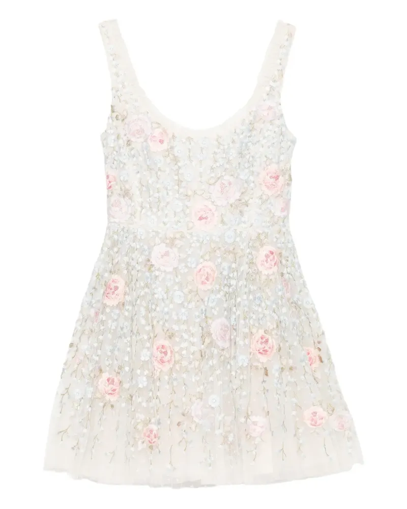Needle & Thread Cressida Minikleid - Nude Nude