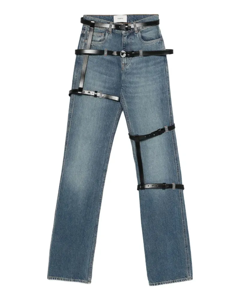 COPERNI Five-Pocket-Jeans mit Gürtel - Blau Blau