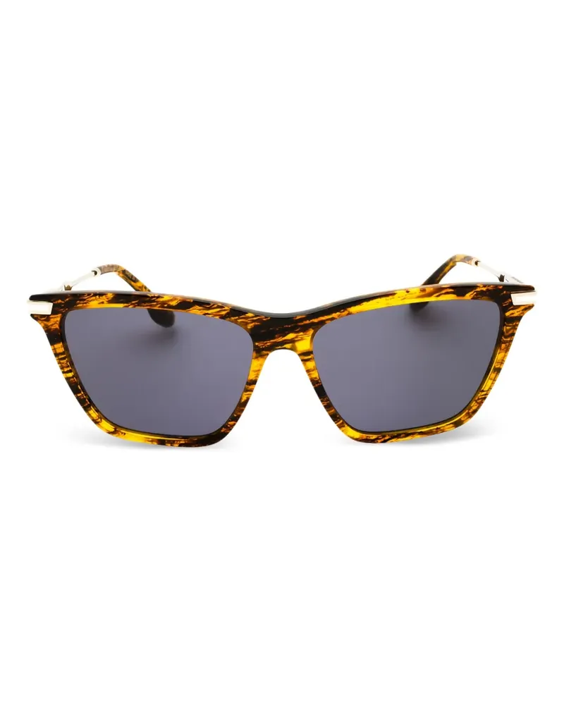 Victoria Beckham Sonnenbrille mit Cat-Eye-Gestell - Braun Braun