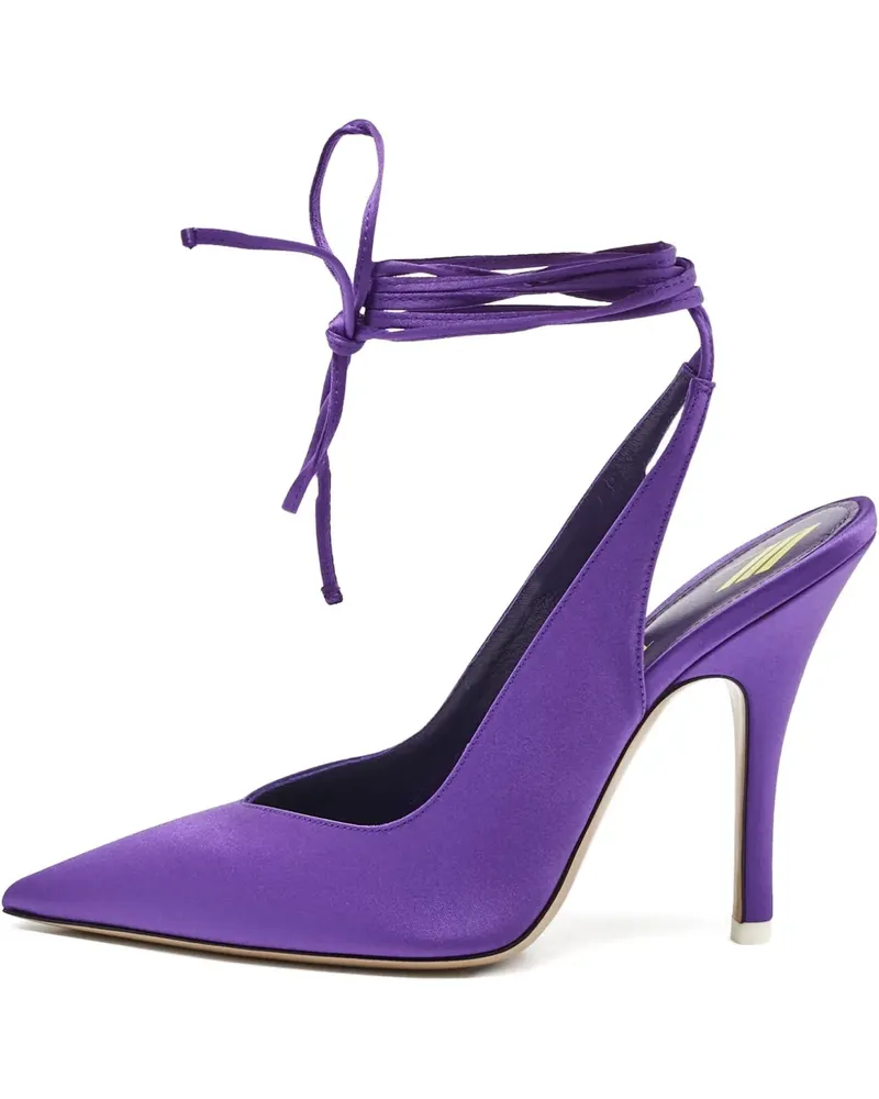 ATTICO 2024 pre-owned Venus Pumps mit spitzer Kappe 115mm - Violett Violett
