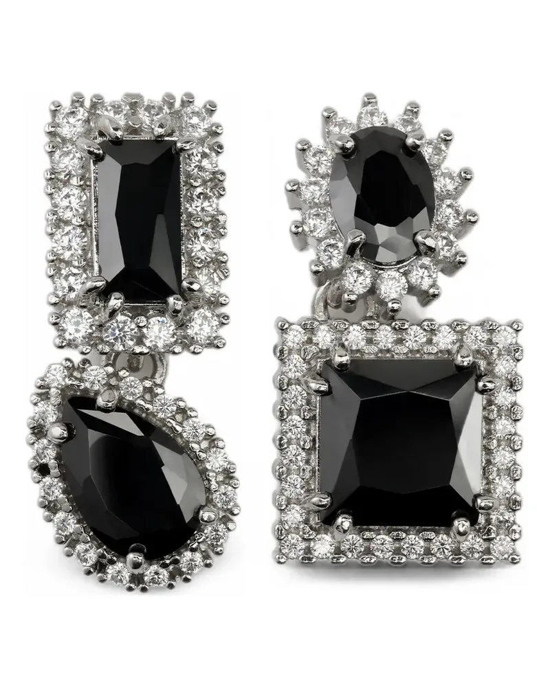 Maison Margiela cluster drop earrings - Silber Silber