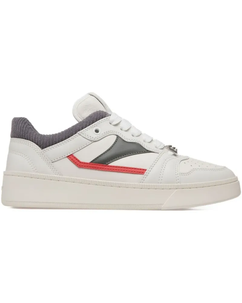 Bally Sneakers mit Einsätzen - WHT/REDFIRE/TRUEGREY Wht