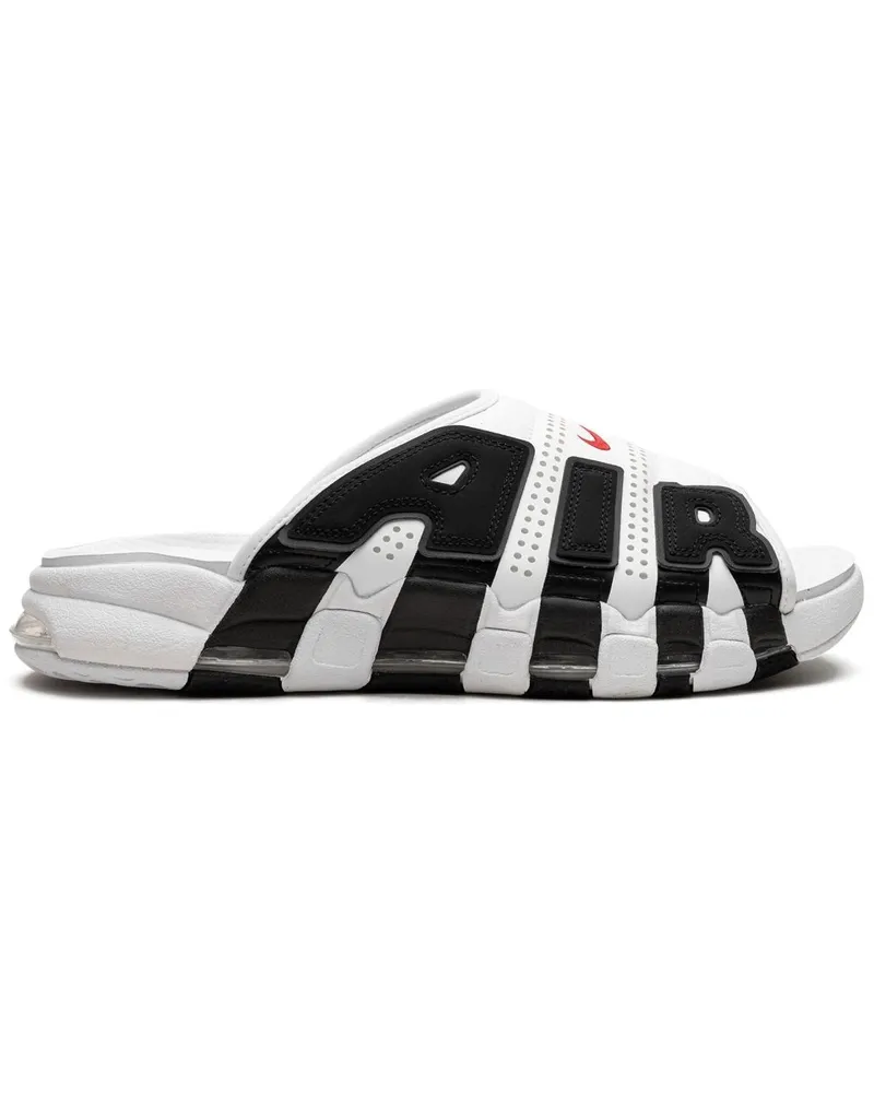 Nike Air More Uptempo Pantoletten - Weiß Weiß