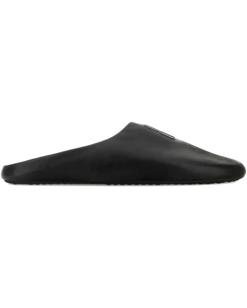 Balenciaga Mules mit Logo - Schwarz Schwarz