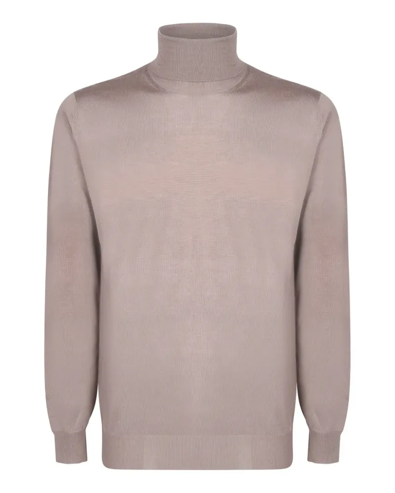Dell'oglio Gestrickter Rollkragenpullover - Nude Nude