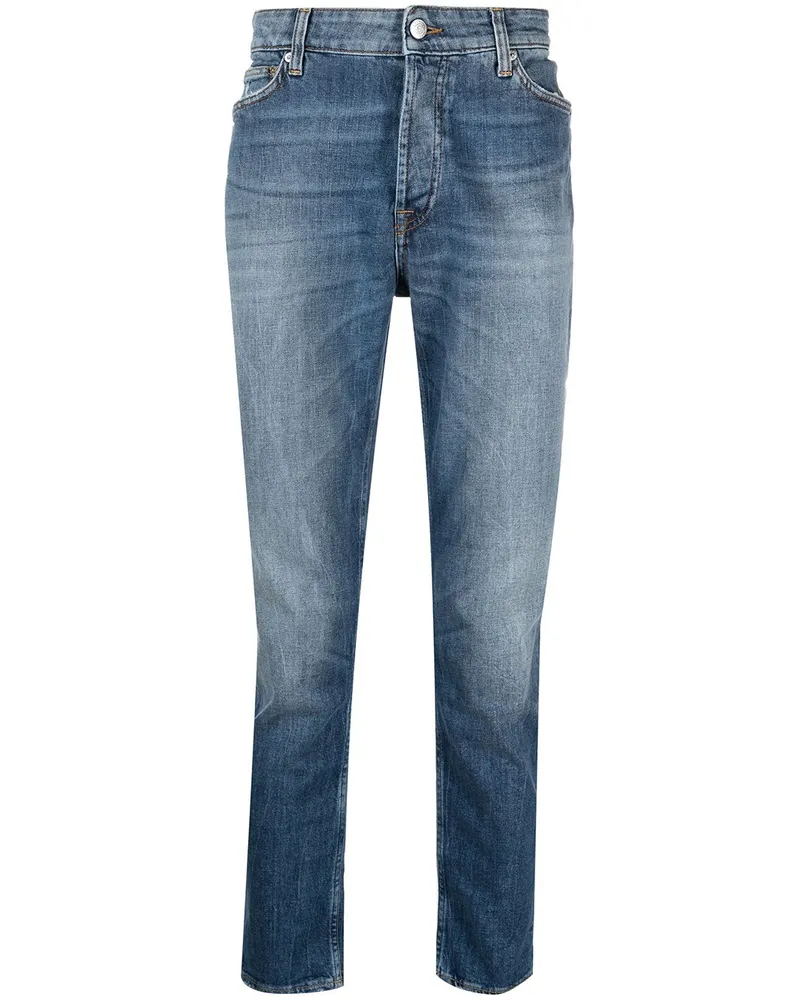 Department 5 Klassische Slim-Fit-Jeans - Blau Blau