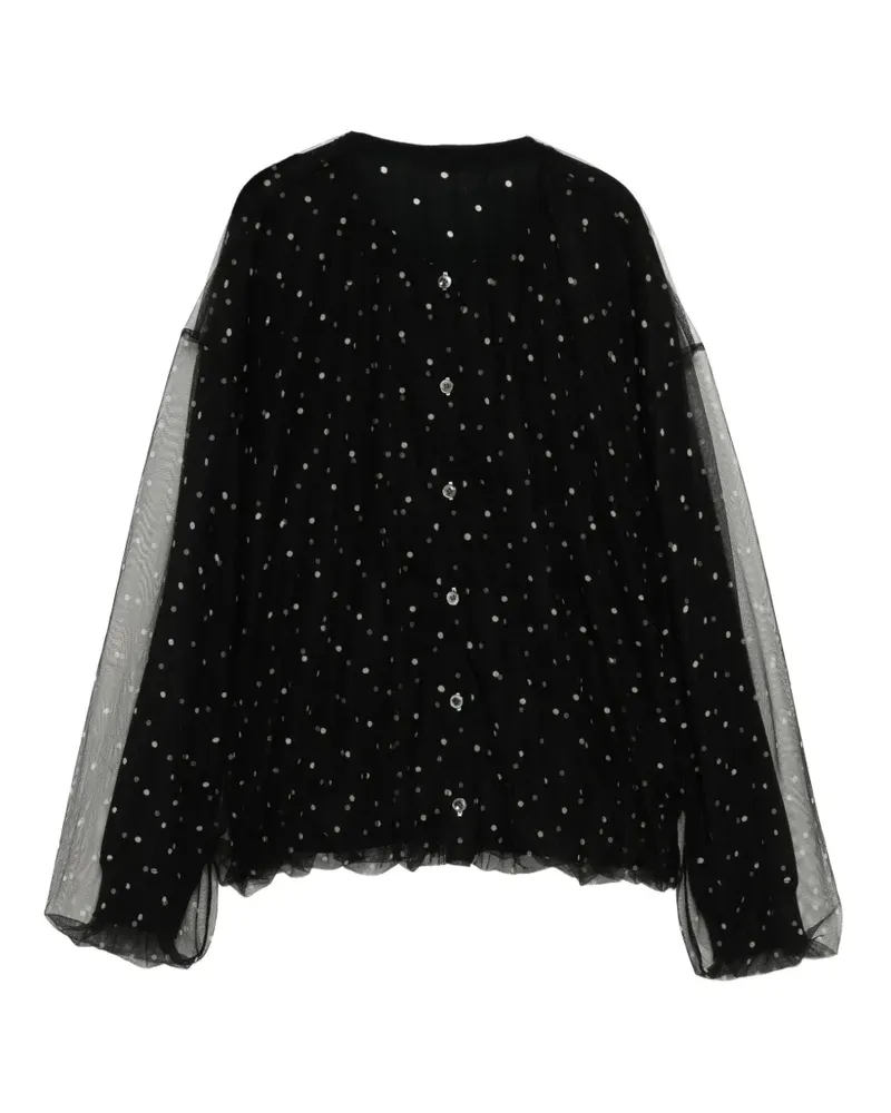 JNBY Cardigan mit Polka Dots - Schwarz Schwarz