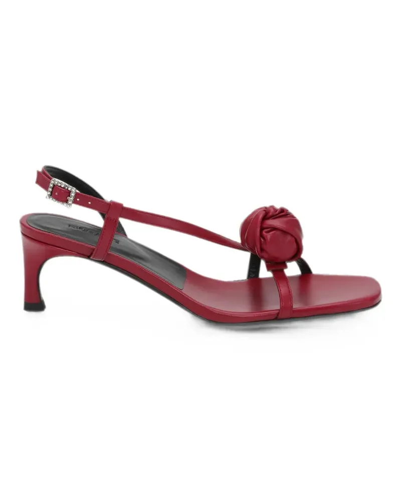 ROTATE Birger Christensen Sandalen mit mittelhohem Absatz Rot