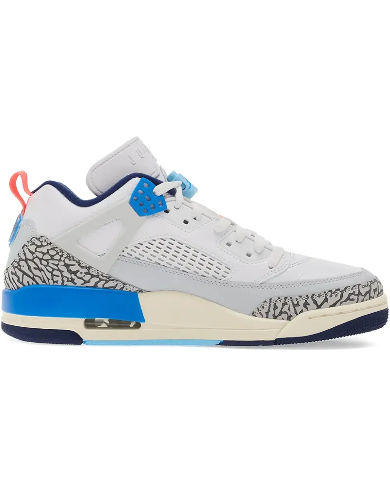 Jordan Perforierte Spizike Sneakers - Weiß Weiß