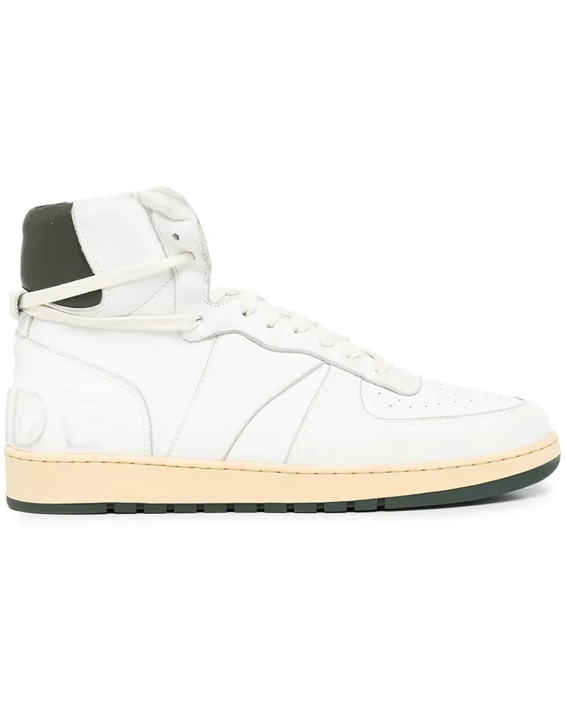 RHUDE Rhecess-Sky High-Top-Sneakers - Weiß Weiß