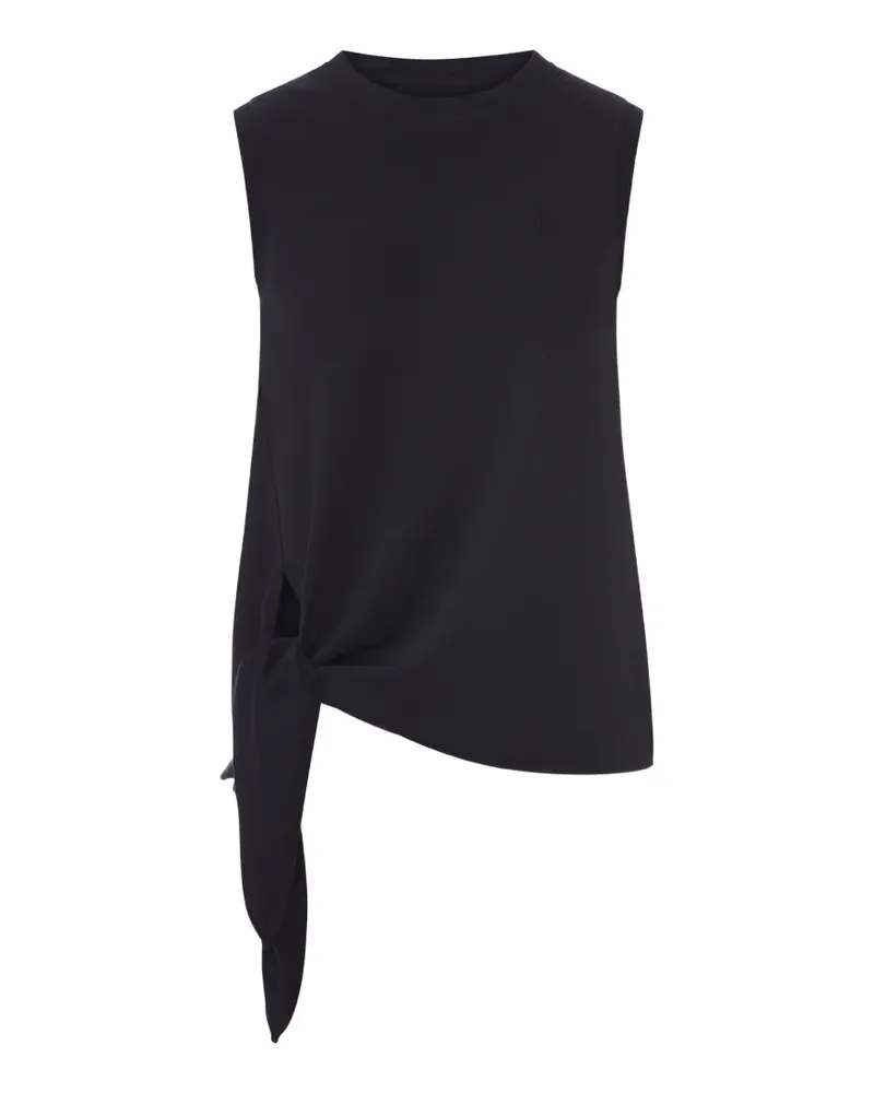 J.W.Anderson knotted-hem tank top - Schwarz Schwarz