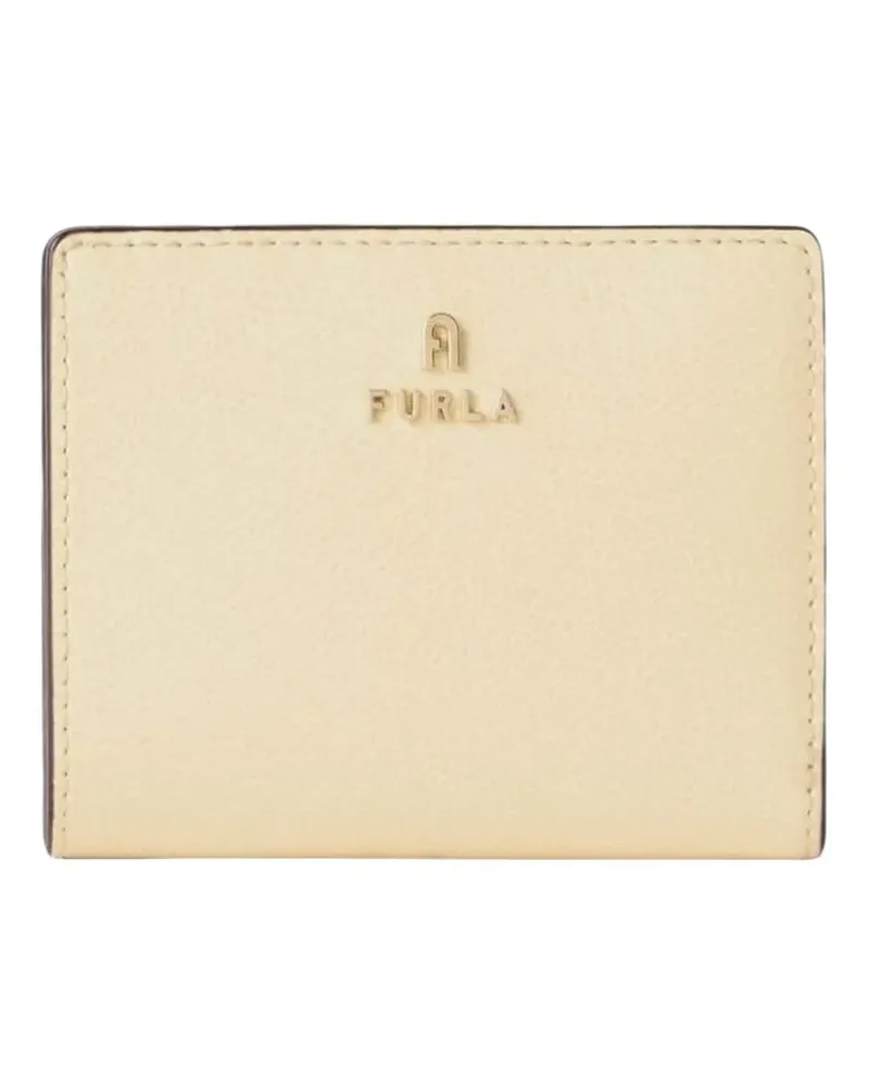 Furla S Camelia grained-leather wallet - Nude Nude