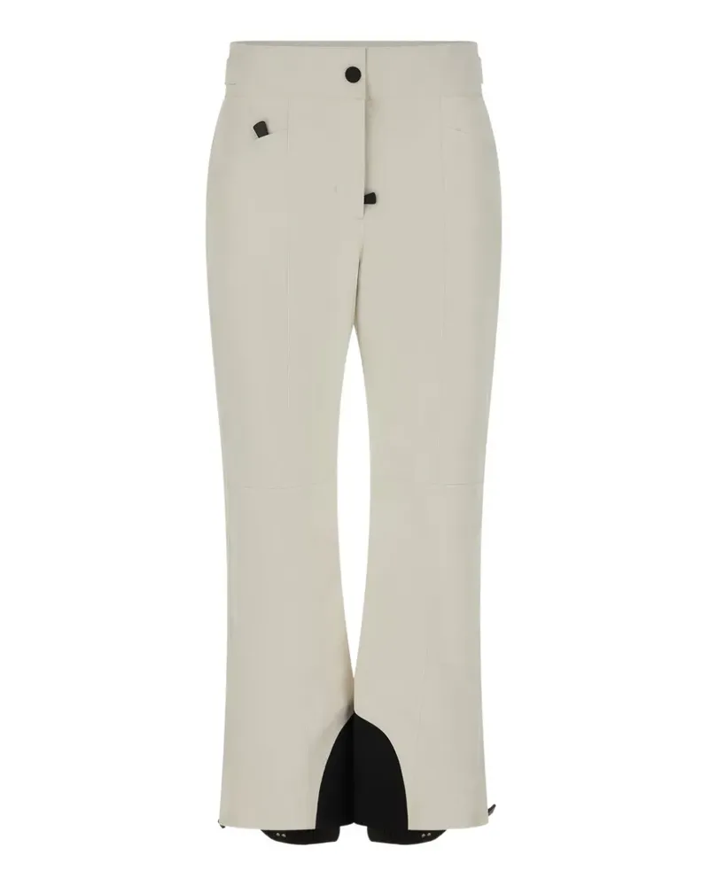 Moncler logo-patch ski pants - Nude Nude
