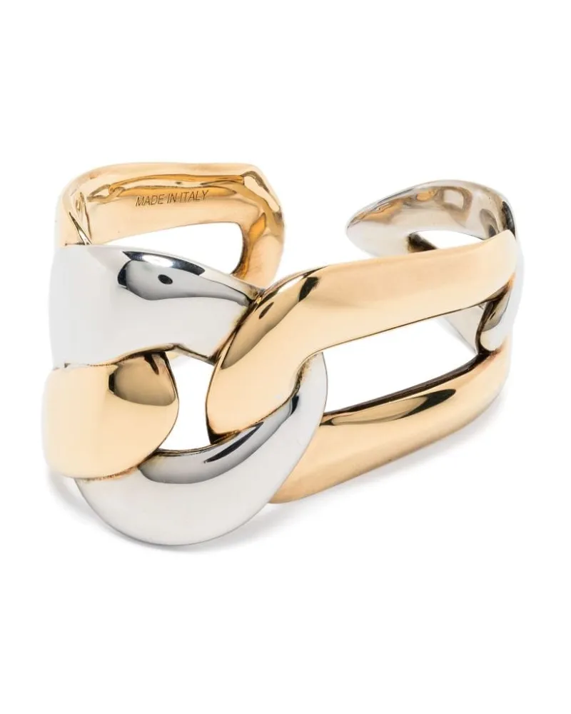 Alexander McQueen Doppelter Kettenring - Gold Gold