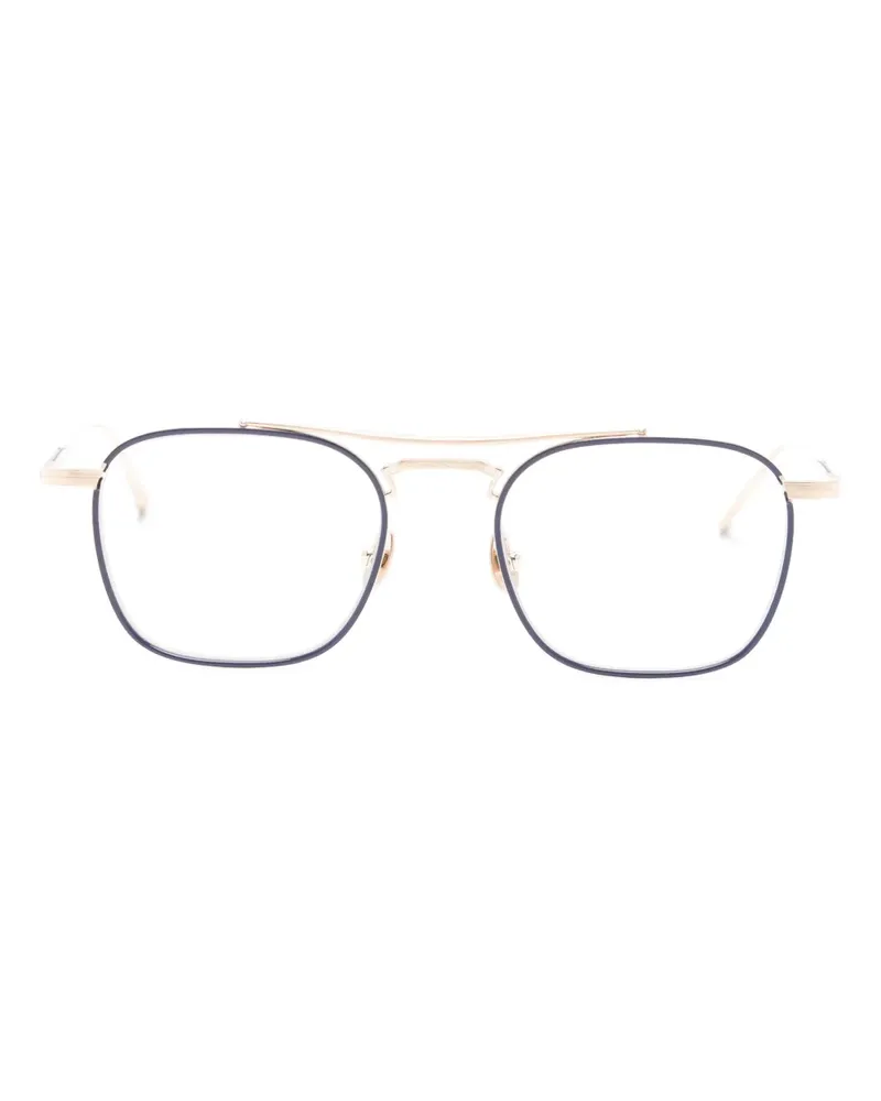 MATSUDA Brille mit Brauensteg - Blau Blau