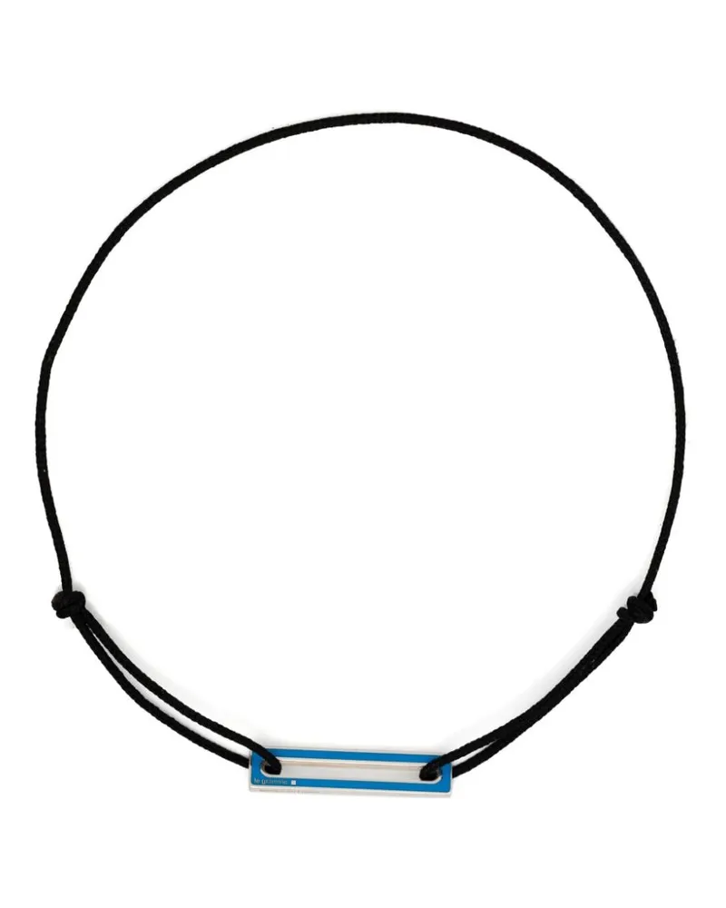 Le Gramme Lackiertes 1,7g Kordelarmband - Blau Blau