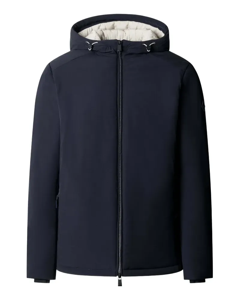 Hackett Gesteppte Kapuzenjacke - Blau Blau