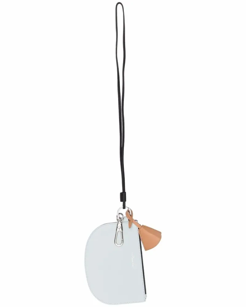 3.1 phillip lim Clutch mit Logo-Print - Nude Nude