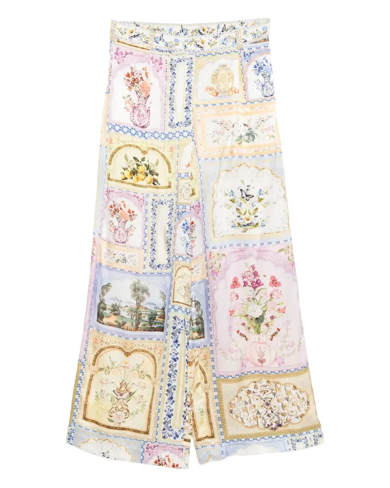 Camilla Botanical Ballads Hose mit weitem Bein - Blau Blau