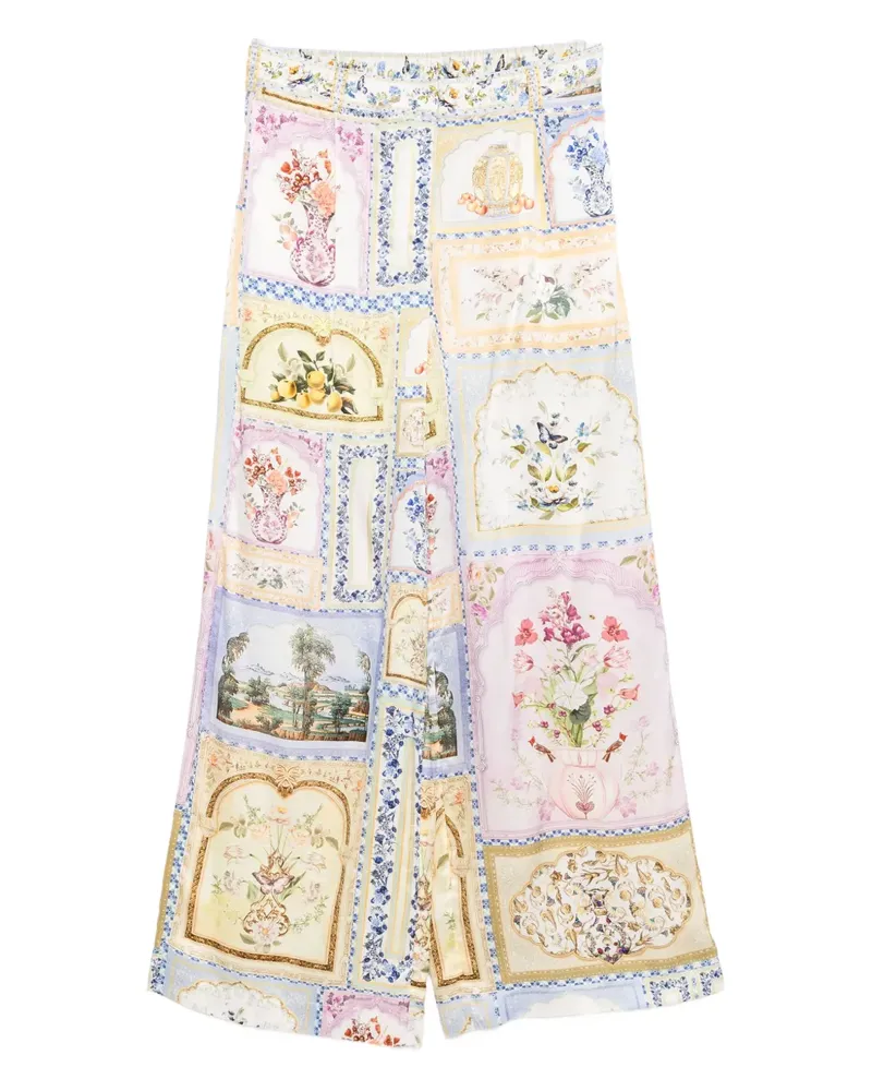 Camilla Botanical Ballads Hose mit weitem Bein - Blau Blau