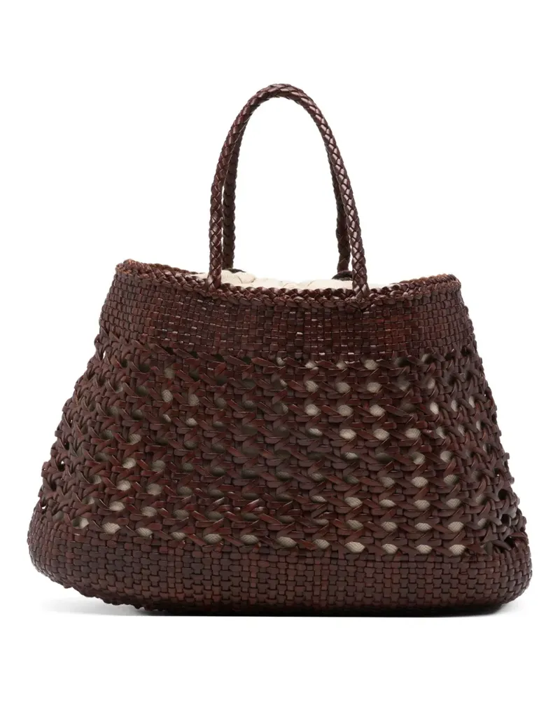 Dragon Diffusion Geflochtener Santa Cano Tote Bag - Braun Braun