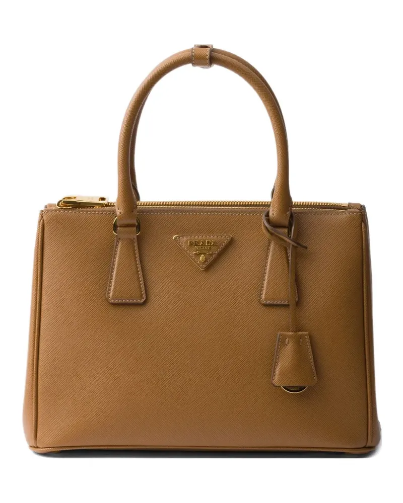 Prada Mittelgroße Galleria Handtasche - Braun Braun