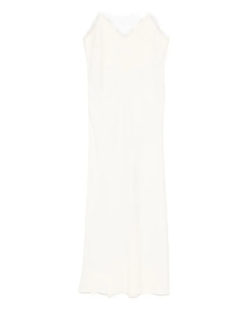 Róhe lace-trim midi dress - Weiß Weiß