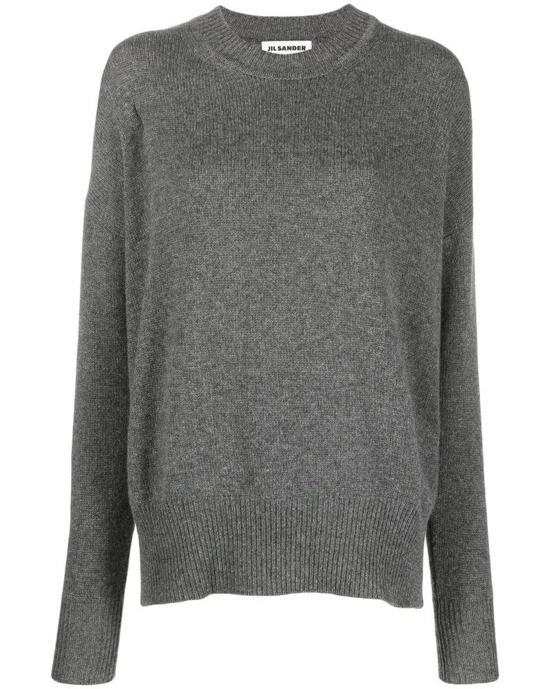 Jil Sander Kaschmirpullover mit Rundhalsausschnitt - Grau Grau