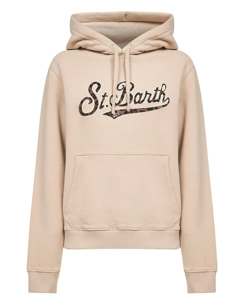 MC2 Saint Barth Hoodie mit Kängurutasche - Nude Nude