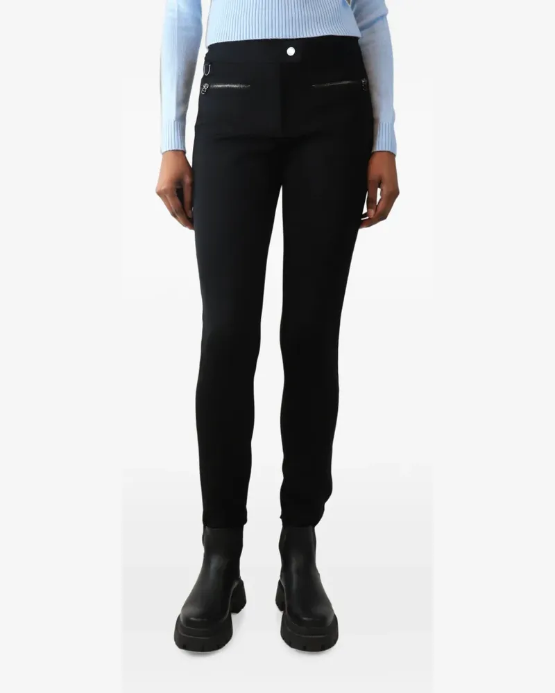 Erin Snow zip-pocket ski trousers - Schwarz Schwarz