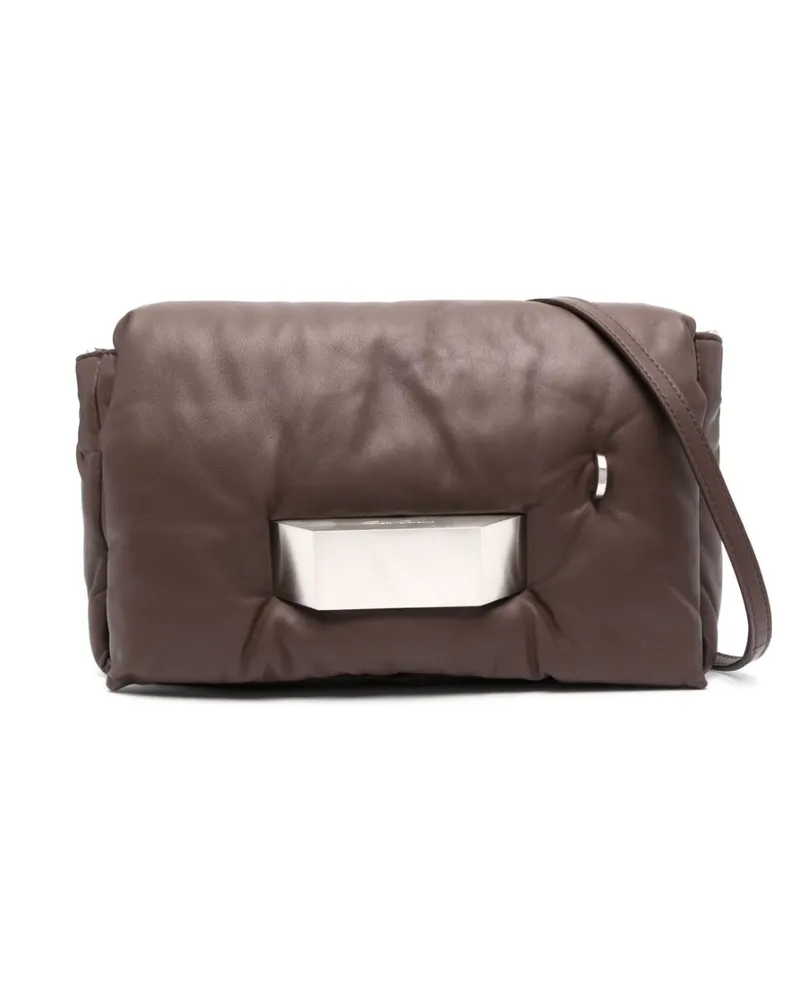 Rick Owens Big Pillow Griffin Kuriertasche - Braun Braun