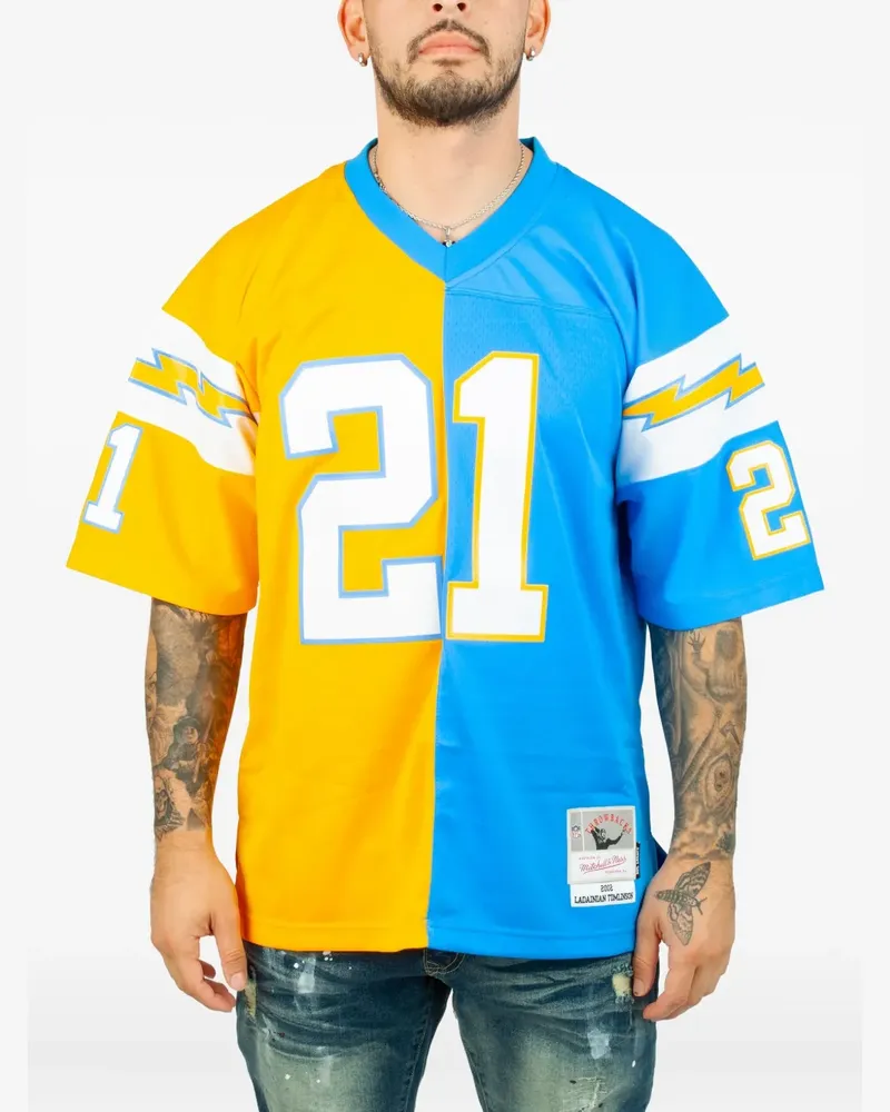 Mitchell & Ness Split Legacy Jersey "NBA SD Chargers 2002 Ladainian Tomlinson" T-Shirt - Blau Blau
