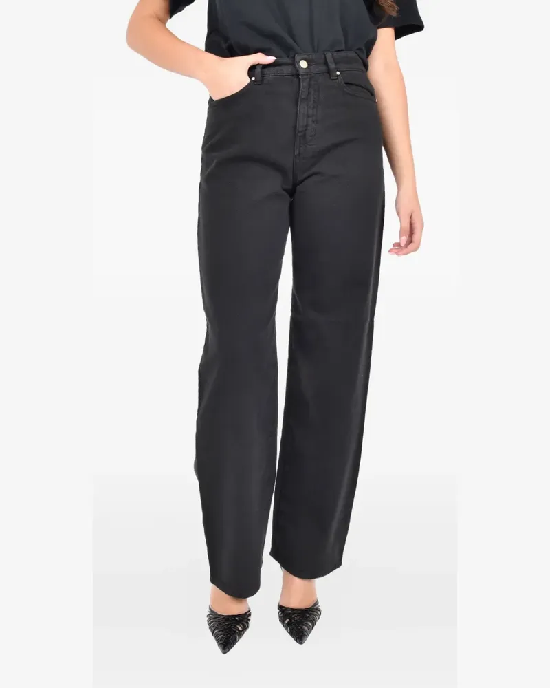 Max Mara Jeans aus Baumwolle - Schwarz Schwarz