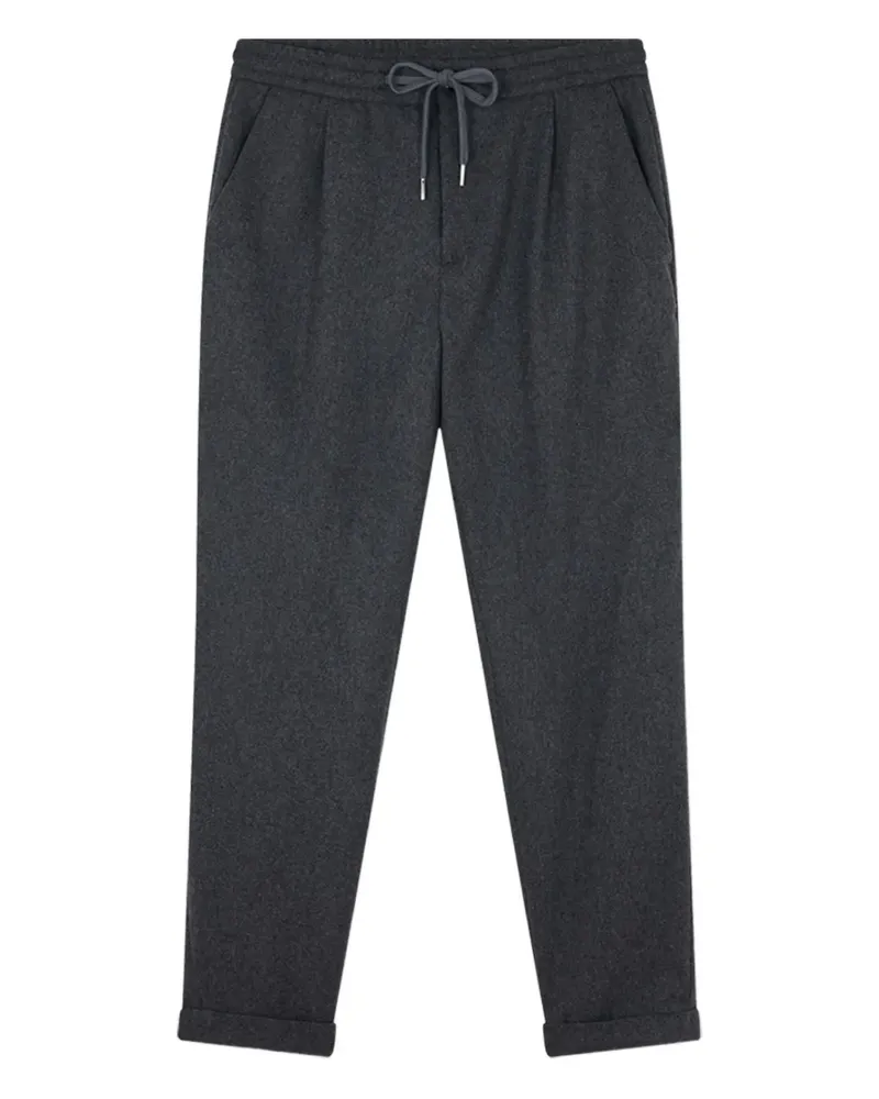 Paul & Shark pleated drawstring trousers - Grau Grau