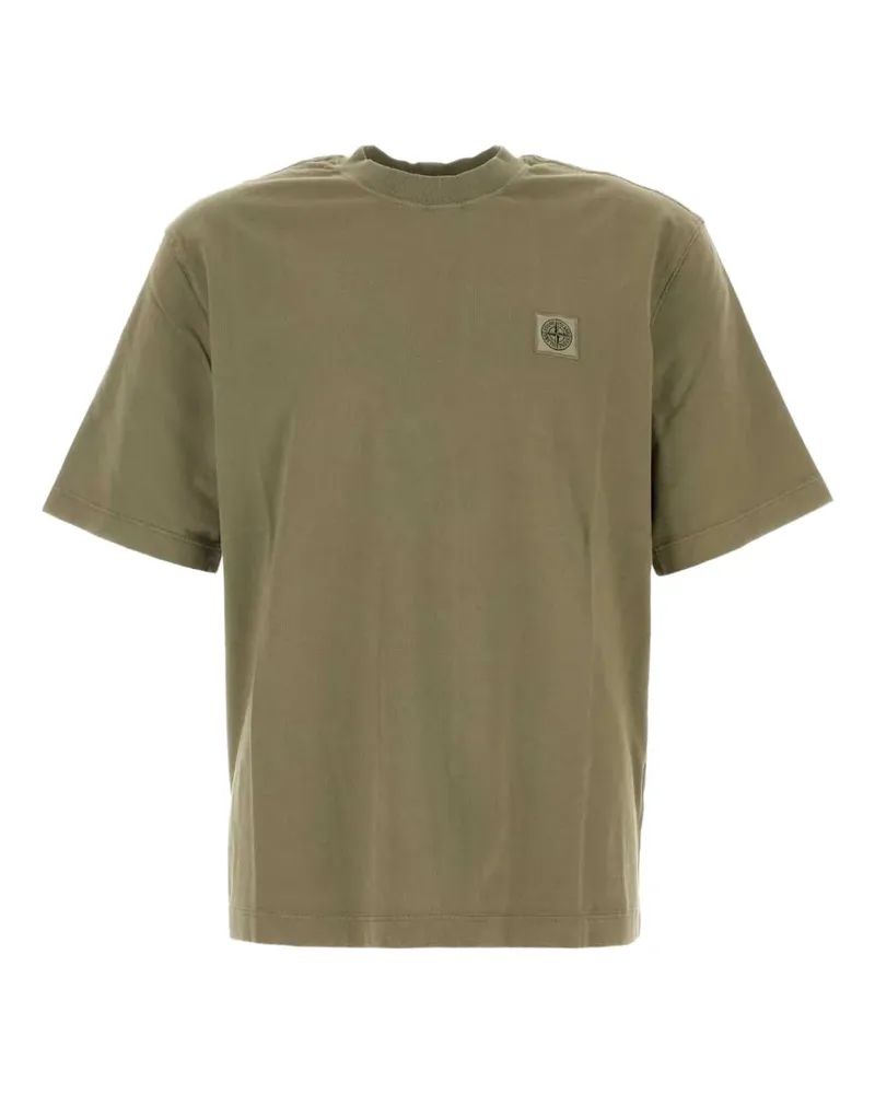 Stone Island 2100030 combed organic cotton jersey T-shirt - Grün Grün