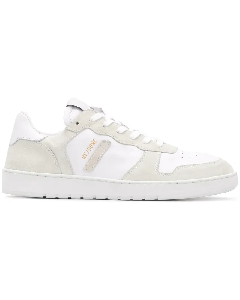 RE/DONE Zweifarbige Sneakers - Weiß Weiß