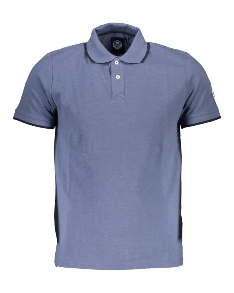 North Sails button-fastening polo shirt - Blau Blau