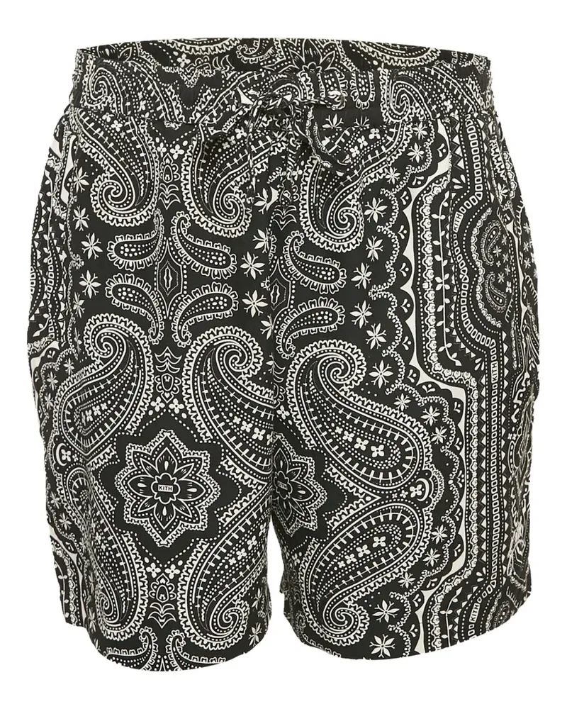 KITH Shorts mit Paisley-Print - Schwarz Schwarz